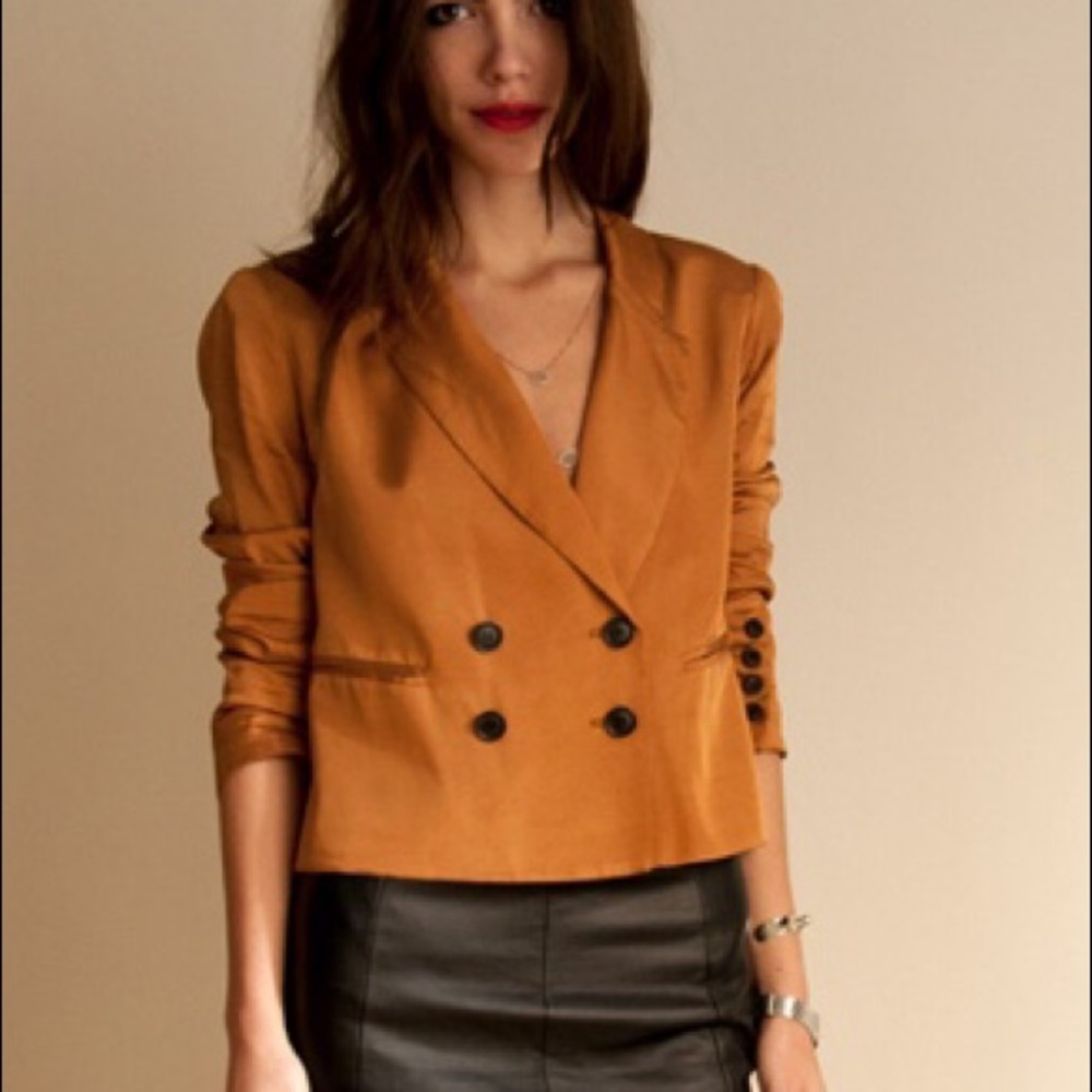 Elizabeth & James silky blazer size small